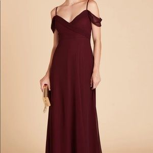 Birdy Grey “Spence” bridesmaids dress in cabernet